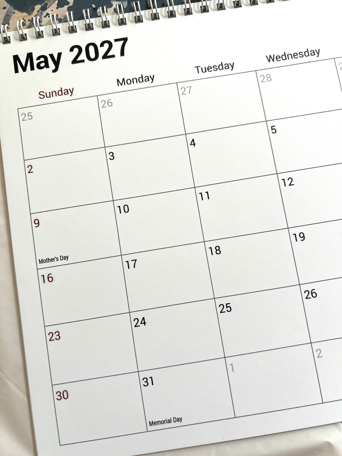 2027 Art Calendar