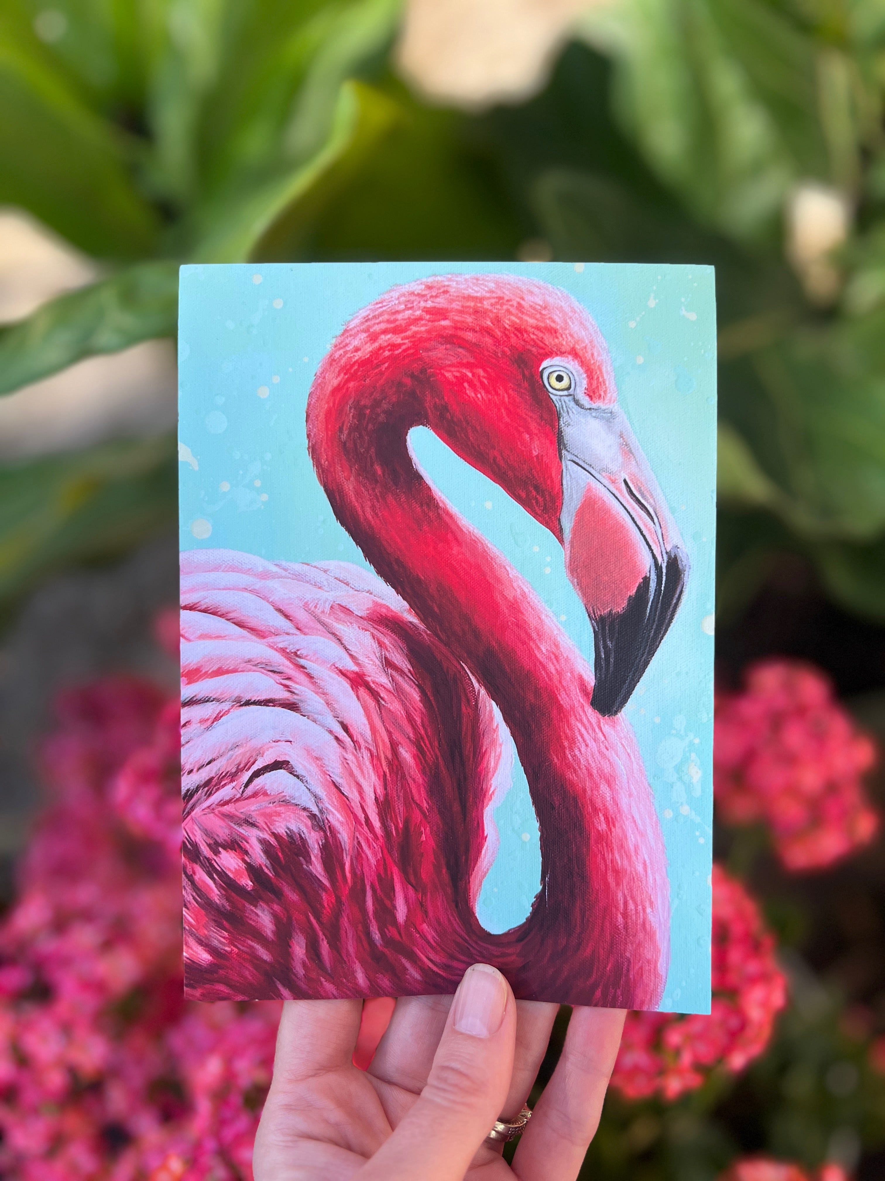 Mini Prints Flamingo