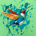 Ruby throated hummingbird