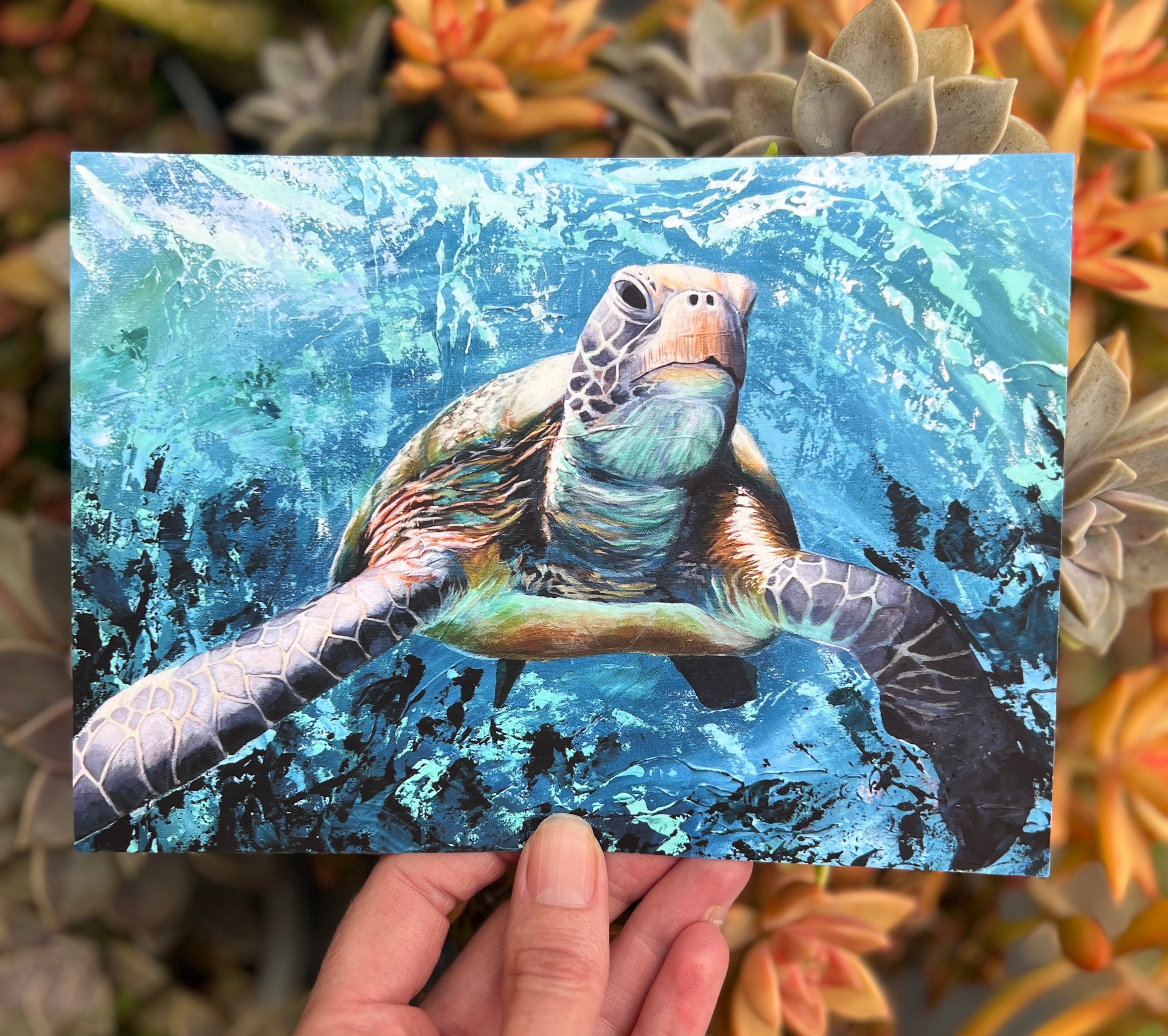 Mini Prints Sea Turtle