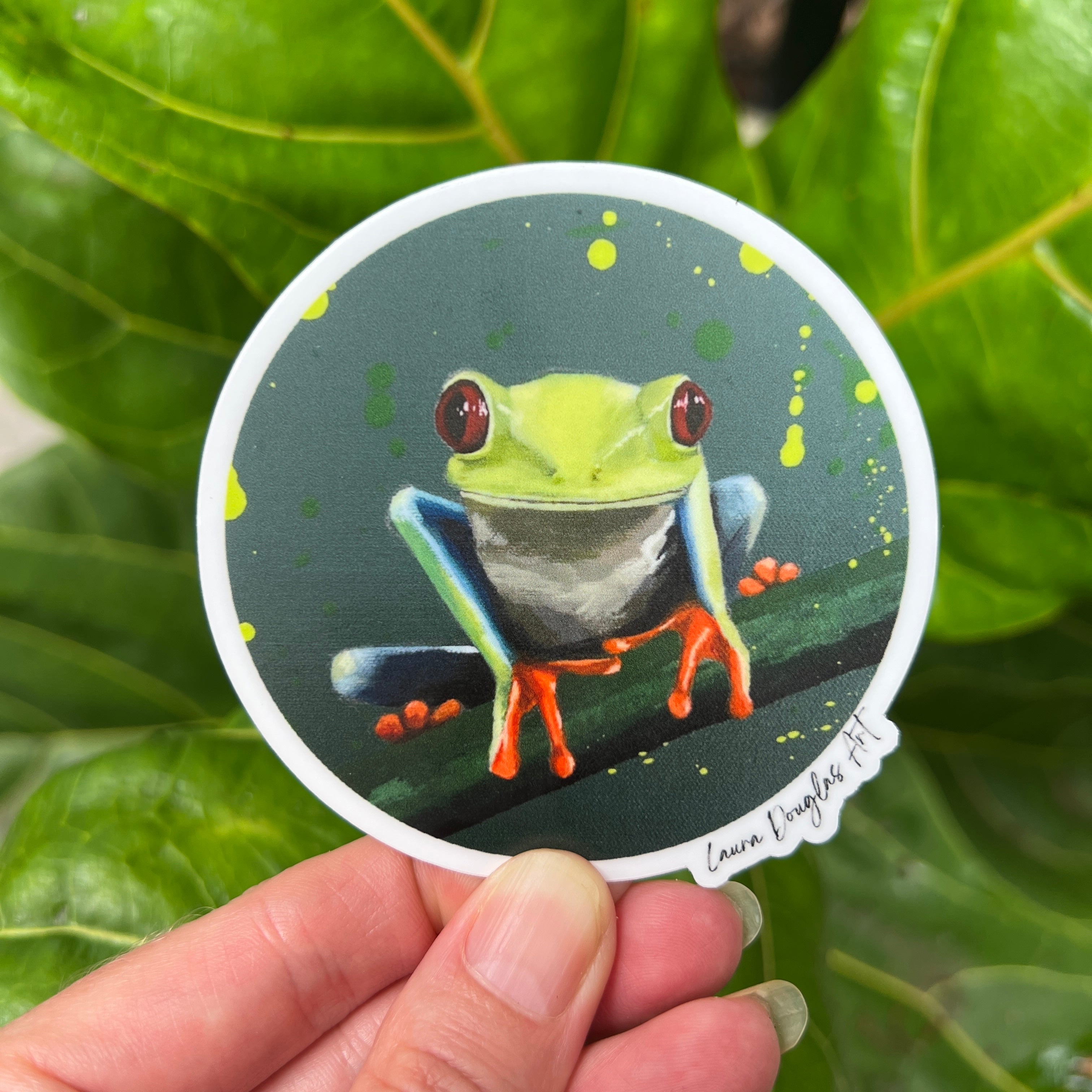 Tree Frog Sticker