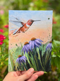 Mini Prints Hummingbird