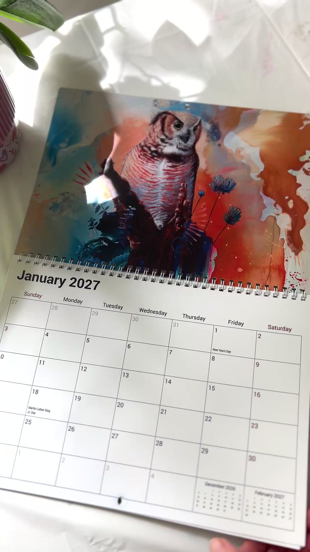 2027 Art Calendar
